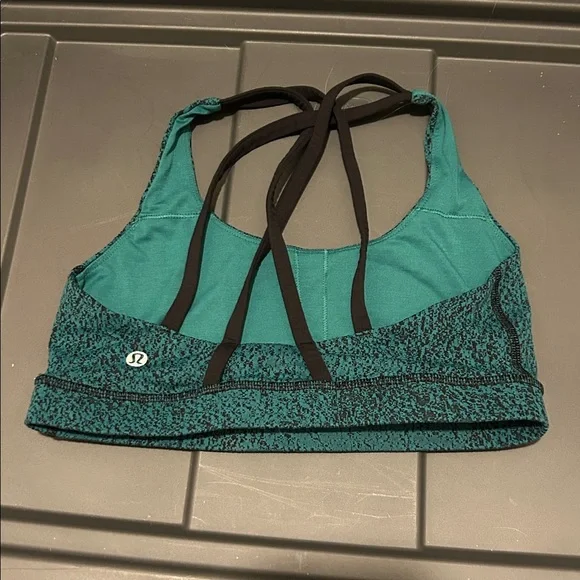 lululemon athletica Teal and Black Sports Bra - Picture 4 of 6